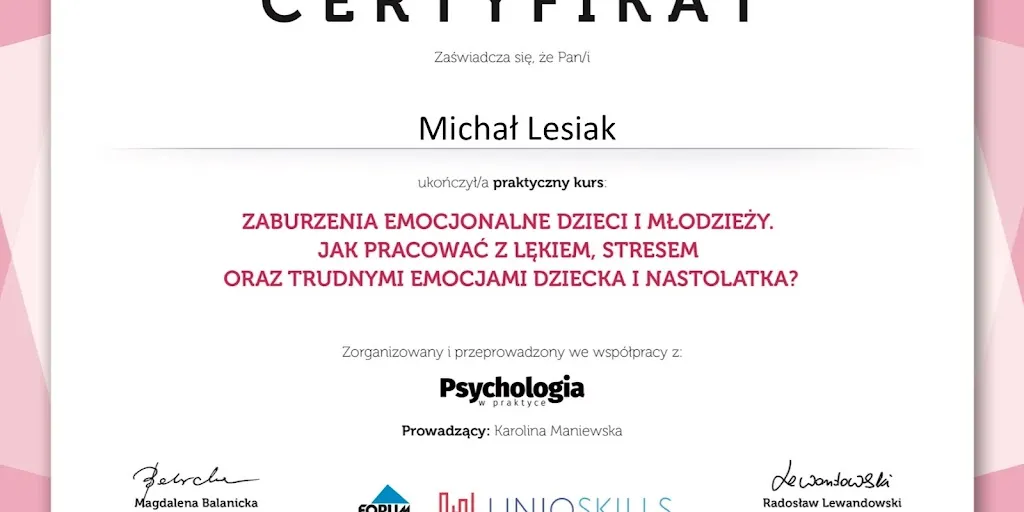 Psycholog Szczecin - Klinika Psychologiczna Empatia - Michał Lesiak - Zdjęcie 10